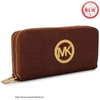 michael kors logo signature groot bruin portefeuilles Designer Tassen 9f9y6981